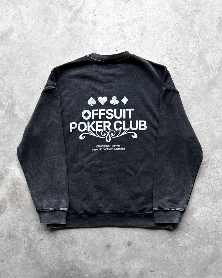 POKER CLUB CREWNECK